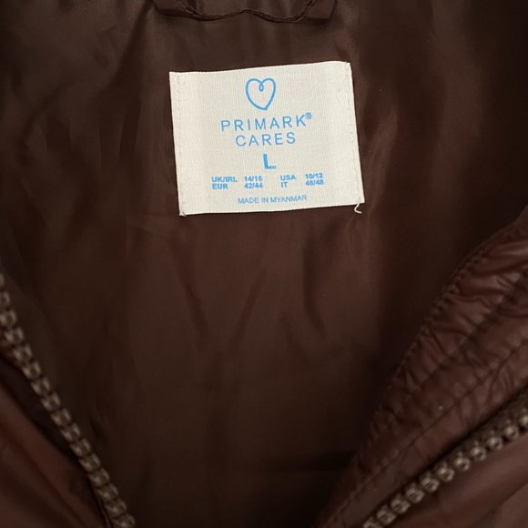 Primark Brown Hooded Puffer Coat - Picture 5 of 5